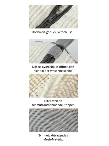 Sneaker Schuh Waschbeutel für Waschmaschine - Reinigungsbeutel 2er Pack
